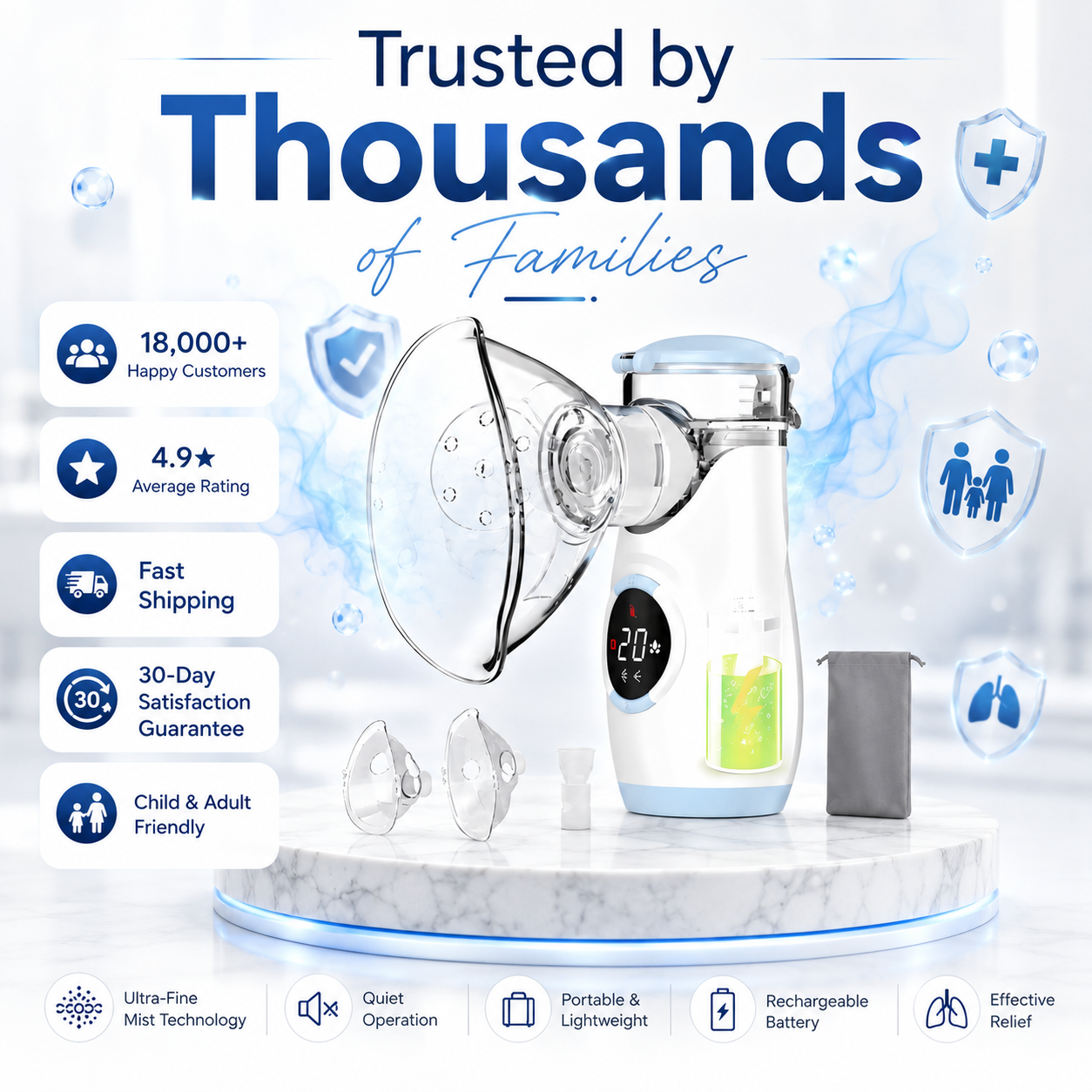 Felimia nebulizer trusted by thousands of families